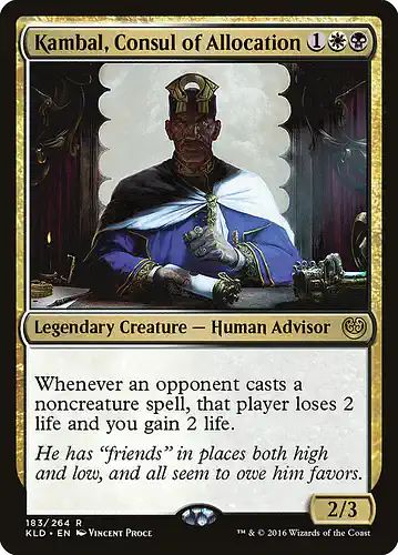 Kambal, Consul of Allocation - kld Spoiler