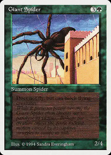Giant Spider - sum Spoiler