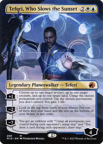 Teferi, Who Slows the Sunset - mid Spoiler