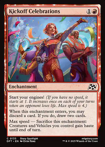 Kickoff Celebrations - dft Spoiler