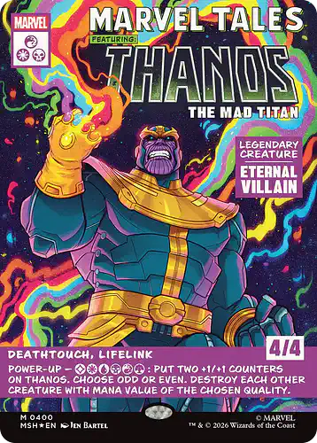 Thanos, the Mad Titan - msh Spoiler