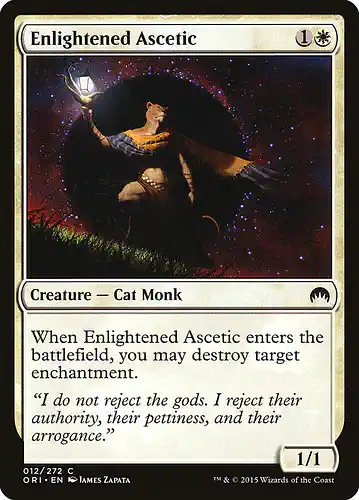 Enlightened Ascetic - ori Spoiler