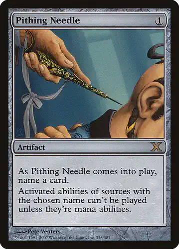 Pithing Needle - 10e Spoiler