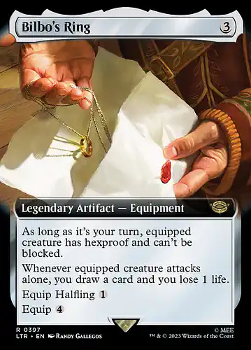 Bilbo's Ring - ltr Spoiler