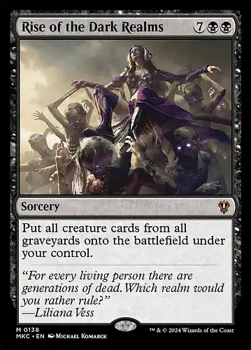 Rise of the Dark Realms - mkc Spoiler