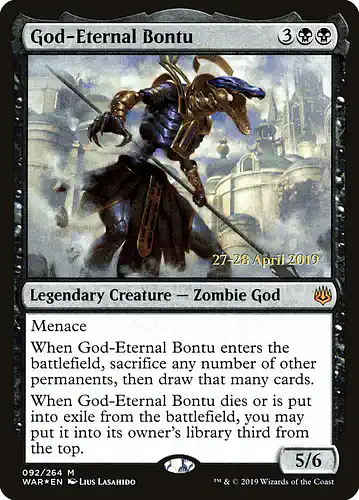 God-Eternal Bontu - war Spoiler