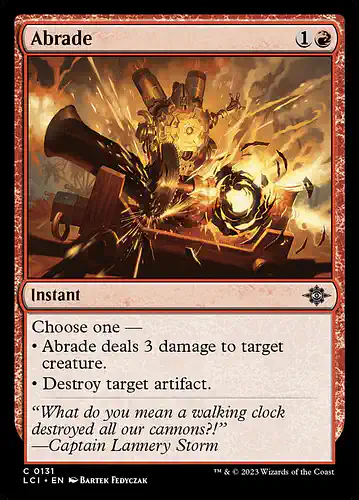 Abrade - lci Spoiler