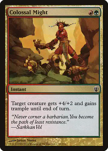 Colossal Might - arc Spoiler
