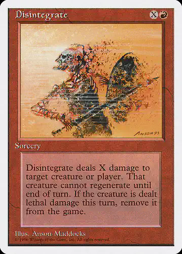 Disintegrate - itp Spoiler