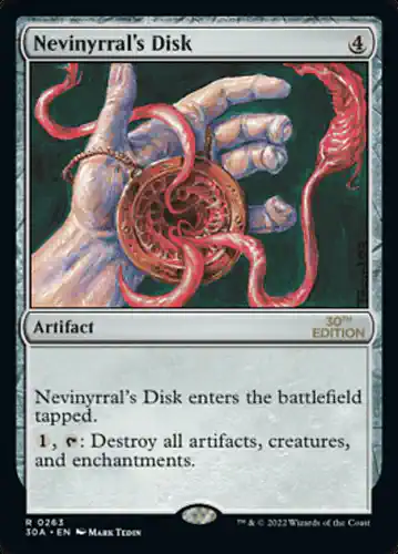 Nevinyrral's Disk - 30a Spoiler