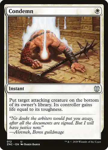 Condemn - znc Spoiler