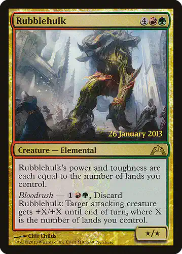 Rubblehulk - gtc Spoiler