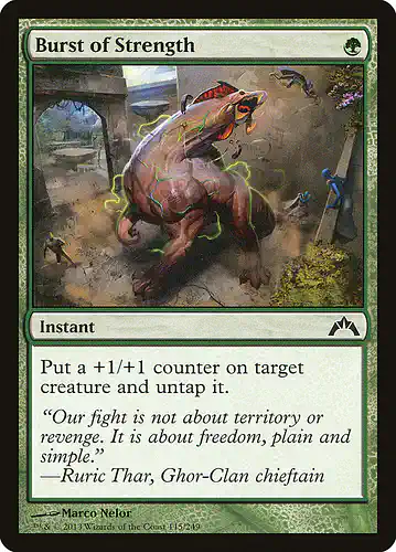Burst of Strength - gtc Spoiler
