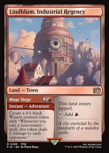 Lindblum, Industrial Regency - fin Spoiler