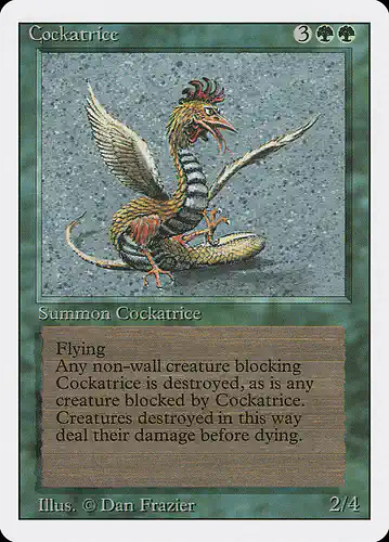 Cockatrice - 3ed Spoiler
