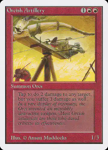 Orcish Artillery - 2ed Spoiler
