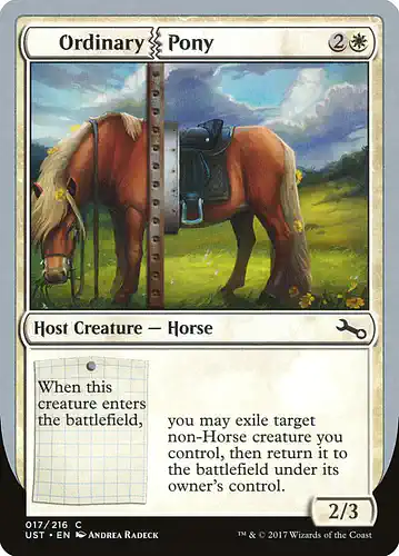 Ordinary Pony - ust Spoiler