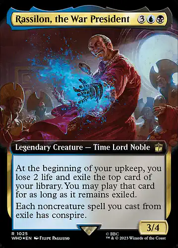 Rassilon, the War President - who Spoiler