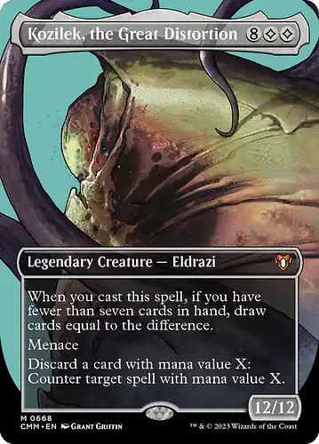 Kozilek, the Great Distortion - cmm Spoiler