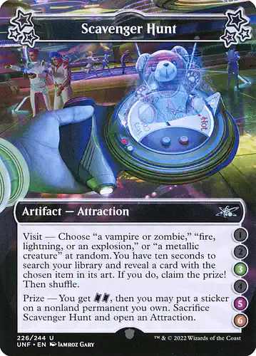 Scavenger Hunt - unf Spoiler