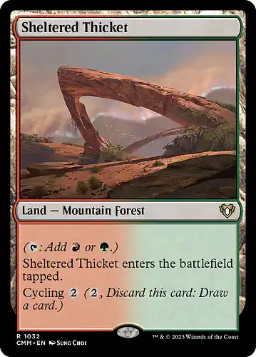 Sheltered Thicket - cmm Spoiler