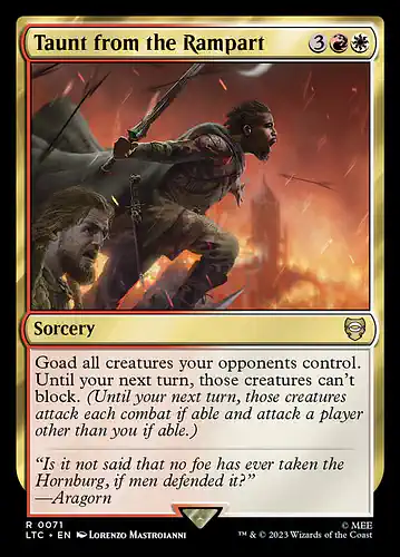 Taunt from the Rampart - ltc Spoiler