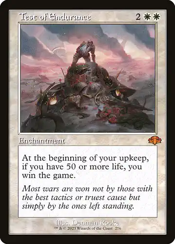 Test of Endurance - dmr Spoiler