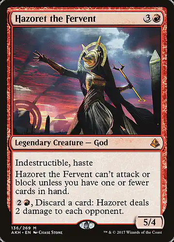 Hazoret the Fervent - akh Spoiler
