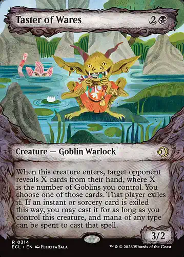 Taster of Wares - ecl Spoiler