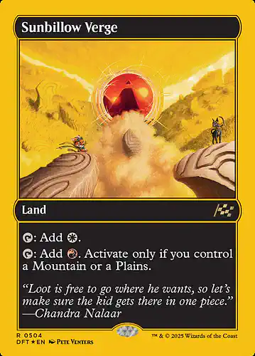 Sunbillow Verge - dft Spoiler