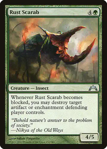 Rust Scarab - gtc Spoiler
