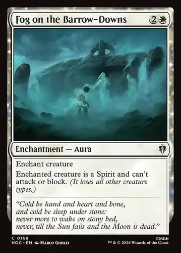 Fog on the Barrow-Downs - hoc Spoiler