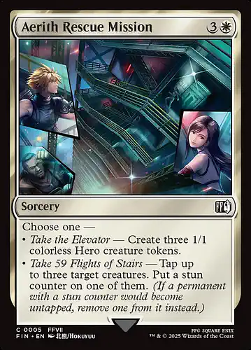 Aerith Rescue Mission - fin Spoiler