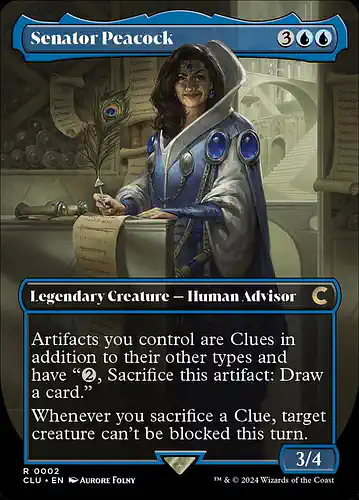 Senator Peacock - clu Spoiler