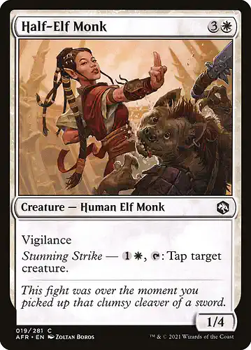 Half-Elf Monk - afr Spoiler