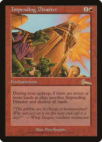 Impending Disaster - ulg Spoiler