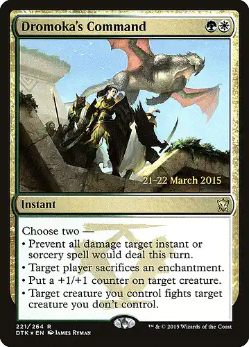 Dromoka's Command - dtk Spoiler