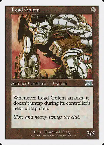Lead Golem - 6ed Spoiler