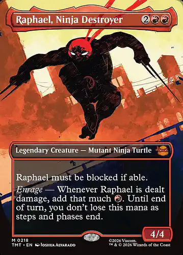 Raphael, Ninja Destroyer - tmt Spoiler