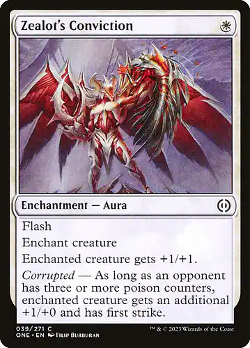 Zealot's Conviction - one Spoiler