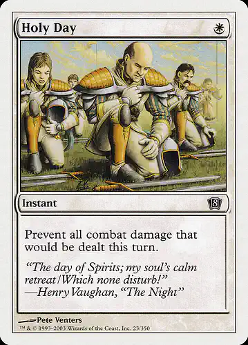Holy Day - 8ed Spoiler