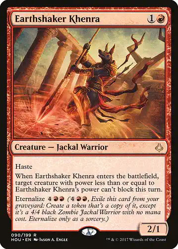 Earthshaker Khenra - hou Spoiler