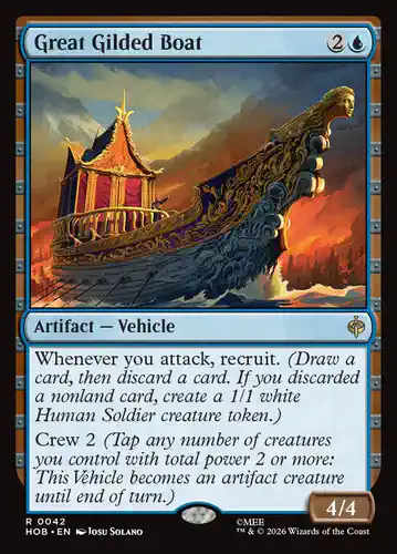 Great Gilded Boat - hob Spoiler