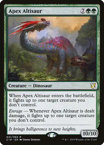 Apex Altisaur - c19 Spoiler