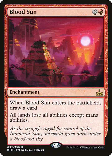 Blood Sun - rix Spoiler
