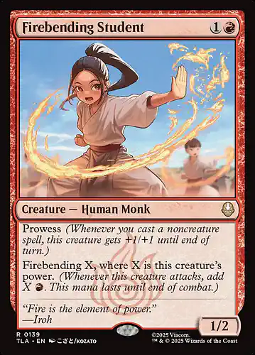 Firebending Student - tla Spoiler