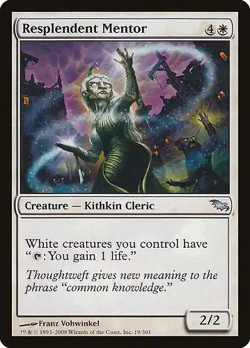 Resplendent Mentor - shm Spoiler