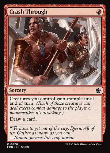 Crash Through - fdn Spoiler
