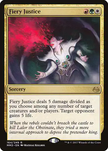 Fiery Justice - mm3 Spoiler