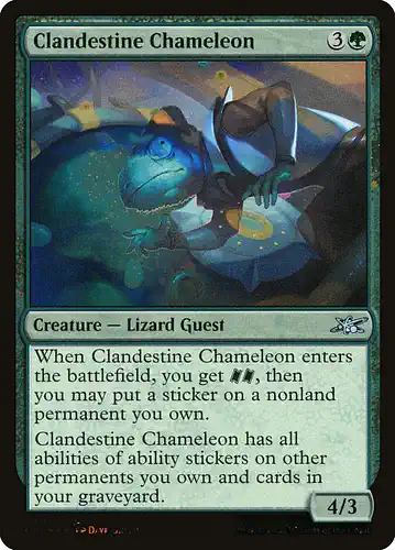 Clandestine Chameleon - unf Spoiler